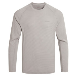 Maglietta da uomo Craghoppers NosiLife SolarShield+ LS T-Shirt grigio chiaro Parchment
