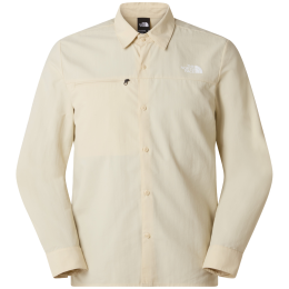 Maglietta da uomo The North Face Packable Long Sleeve Shirt beige Desert Stone
