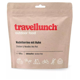 Cibo disidratato Travellunch Noodles con pollo Hot Pot senza lattosio 125 g