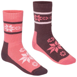 Set di calzini Kari Traa Rusa Sock 2Pk rosso Cocoa Powder
