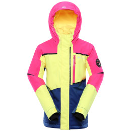 Giacca invernale per bambini Alpine Pro Melefo giallo nano yellow