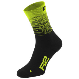 Calzini da ciclismo R2 Race nero/giallo black neon yellow