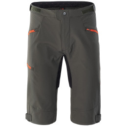 Pantaloncini da ciclismo da uomo Radvik Xray Shorts GTS grigio Forest Night/Tangarine Tango