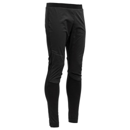 Pantaloni da corsa da uomo Devold Running Cover Man Pants nero Caviar