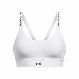 Reggiseno Under Armour Infinity Mid 2.0 Bra bianco/nero white/black