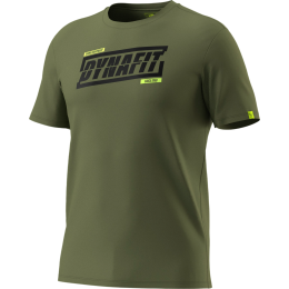 Maglietta da uomo Dynafit Graphic Co T-Shirt M verde 5A41 - military green/TABLOID
