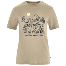 Maglietta da donna Fjällräven Hoja Lugnt Wool T-shirt W