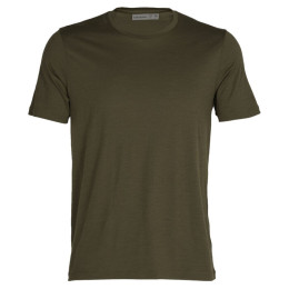 Maglietta funzionale da uomo Icebreaker Men Merino Core SS Tee verde Loden