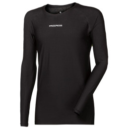 Maglietta funzionale da uomo Progress Raptor LS nero černá