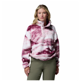 Felpa da donna Columbia Helvetia™ II Printed Cropped Half Snap
