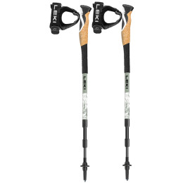 Bastoncini da trail running Leki Cross Hike Carbon 100-135 cm bianco/nero envy-white-black