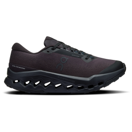 Scarpe da corsa da donna On Running Cloudsurfer Trail 2 WP nero Black/Black