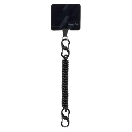 Cinturino resistente al taglio Nite Ize Hitch Phone Anchor + Tether nero