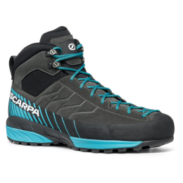 Scarpe da trekking da uomo Scarpa Mescalito Mid GTX nero/blu Shark-Azure