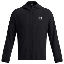 Giacca da uomo Under Armour Vibe Woven Jacket nero Black/White