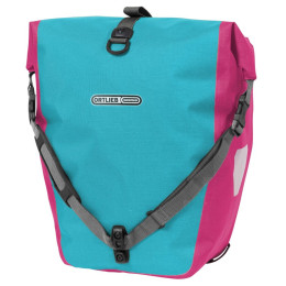 Borsa impermeabile per bicicletta Ortlieb Back-Roller Cyber turchese cyber blue / cyber pink