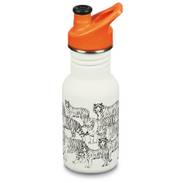 Bottiglia per bambini Klean Kanteen Classic Sport 355 ml bianco