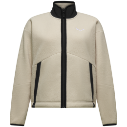 Felpa da donna Salewa Fanes Jacket Fz W bianco oatmeal