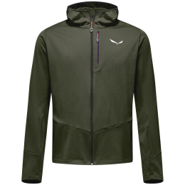 Felpa funzionale da uomo Salewa Pedroc Pl 3 Hd Jacket M verde dark olive
