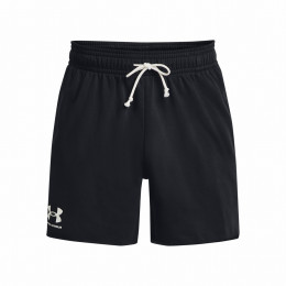 Pantaloncini da uomo Under Armour Rival Terry 6in Short nero Black