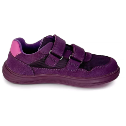 Scarpe barefoot tutto l’anno per bambini Bugga Safi Dark Purple viola tmavě fialová