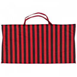 Lettino da spiaggia Yate Plážové lehátko - proužek nero/rosso red