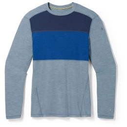 Maglietta funzionale da uomo Smartwool M Classic Thermal Mrn Bl Colorbl Crew B blu Pewter Blue Heather