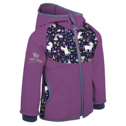 Giacca softshell per bambini Unuo pile con motivo