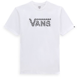 Maglietta da uomo Vans CHECKERED VANS-B bianco White/Black