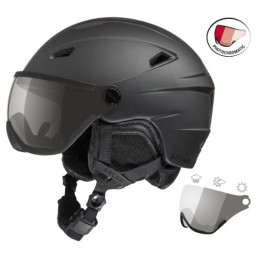 Casco da sci Relax Stealth Photo nero černá / crystal