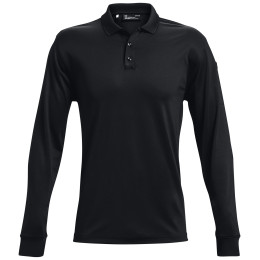 Maglietta da uomo Under Armour Tac Performance Polo LS 2.0 nero Black / / Black