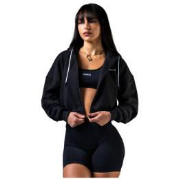 Felpa da donna Nebbia Black zip-up hoodie Power nero BLACK