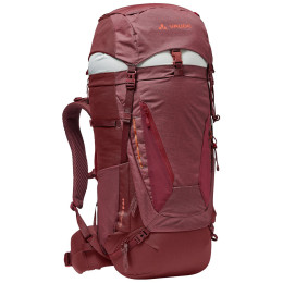 Zaino da escursionismo da donna Vaude Asymmetric 48+8 rosso dark cherry