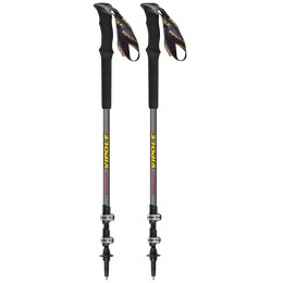 Bastoncini da trekking Vipole Base Camp Ql Mid Violet Dlx grigio