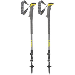 Bastoncini da trekking Leki Sherpa Lite XTG grigio/giallo LightgreyYellowWhite