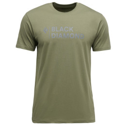 Maglietta da uomo Black Diamond M Mini Stacked Ss Tee