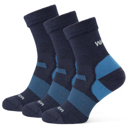 Calzini da uomo Warg Merino Hike M 3-pack (2023) blu Navy