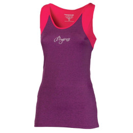 Canotta da donna Progress Malaga 23MA viola PurpleMelter/Pink
