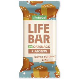Barretta Lifefood Lifebar Oat Snack Protein slaný karamel BIO 40 g