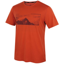 Maglietta da uomo MOOA Merino Lyolite Highlander 150 Short arancione burnt orange