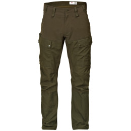 Pantaloni da uomo Fjällräven Lappland Hybrid Trousers M verde scuro Dark Olive