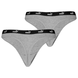 Mutande da donna Puma Elements Cotton Strings 2P