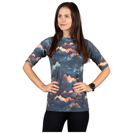 Maglietta sportiva da donna Drexiss All Alpine Peaks Merino Active