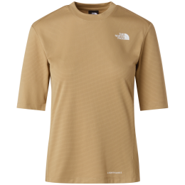 Maglietta da donna The North Face W Shadow Short Sleeve T-Shirt marrone KELP TAN