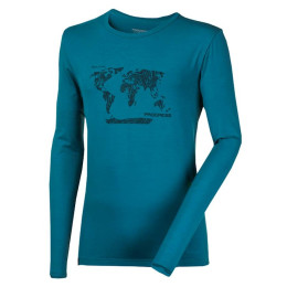 Maglietta funzionale da uomo Progress OS VANDAL "SVĚT" 24DT blu Petrol