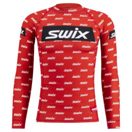 Maglietta funzionale da uomo Swix RaceX rosso/bianco Swix Red Logo