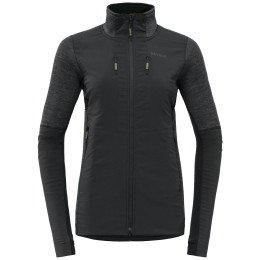 Felpa tecnica da donna Devold Tinden Hybrid Merino Jkt nero Anthracite