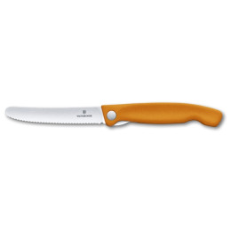 Coltello pieghevole Victorinox Swiss Classic - vlnkové ostří arancione Orange