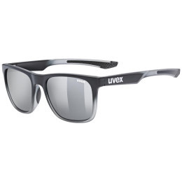 Occhiali da sole Uvex lgl 42 nero/argento Black Transparent/Mirror Silver (2916)