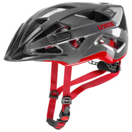 Casco da ciclismo Uvex Active grigio/rosso Gray/Red